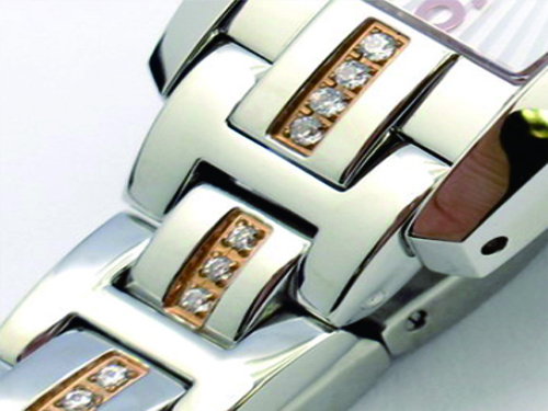 金属镶钻手表链